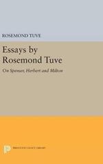 Essays by Rosemond Tuve: On Spenser, Herbert and Milton