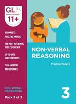 11+ Practice Papers Non-Verbal Reasoning Pack 3 (Multiple Choice)