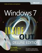 Windows 7 Inside Out, Deluxe Edition