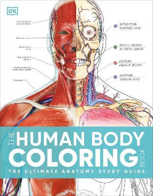 The Human Body Coloring Book: The Ultimate Anatomy Study Guide, Second Edition - DK - cover