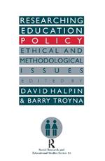 Researching education policy: Ethical and methodological issues