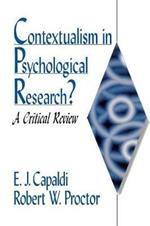 Contextualism in Psychological Research?: A Critical Review