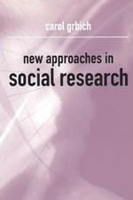 New Approaches in Social Research