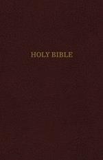 KJV Holy Bible: Personal Size Giant Print with 43,000 Cross References, Burgundy Bonded Leather, Red Letter, Comfort Print (Thumb Indexed): King James Version