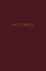 NKJV, Pew Bible, Hardcover, Burgundy, Red Letter, Comfort Print: Holy Bible, New King James Version