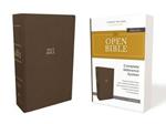 The KJV Open Bible: Complete Reference System, Brown Hardcover, Red Letter, Comfort Print: King James Version