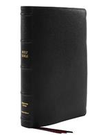 KJV Holy Bible: Large Print Thinline, Black Goatskin Leather, Premier Collection, Red Letter, Comfort Print (Thumb Indexed): King James Version