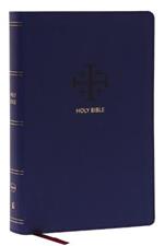 NKJV, End-of-Verse Reference Bible, Personal Size Large Print, Leathersoft, Blue, Red Letter, Comfort Print: Holy Bible, New King James Version