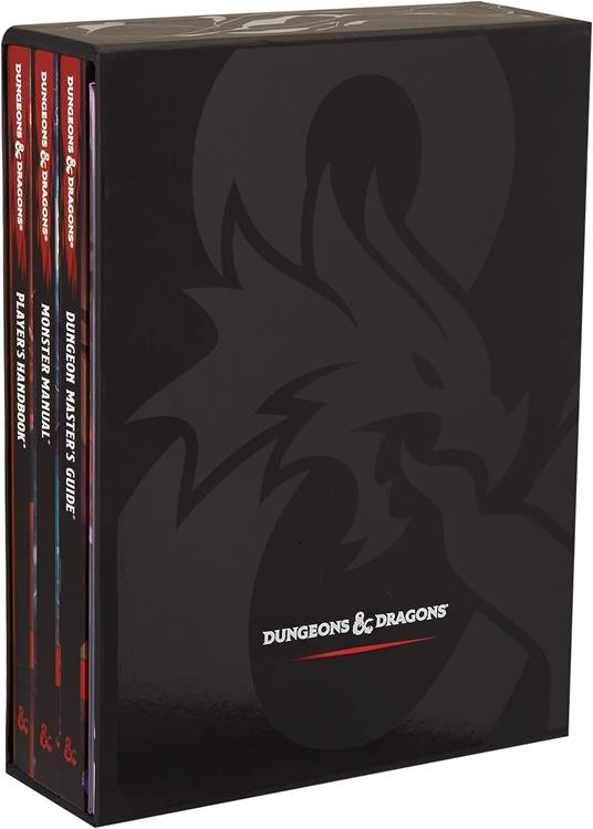 D&D Dungeons & Dragons Core Rulebook Gift Set 2018. In italiano - Wizards  of the Coast - Giochi di ruolo e strategia - Giocattoli