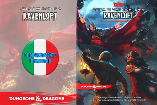 Van Richten's Guide To Ravenloft Hc. In italiano - 2