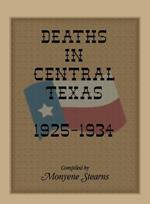 Deaths in Central Texas, 1925-1934