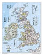 Britain And Ireland Laminated Flat Map: Wall Maps Countries & Regions