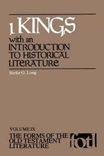 I Kings with an Introduction to Historical Literature