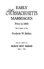 Early Massachusetts Marriages
