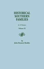 Historical Southern Families