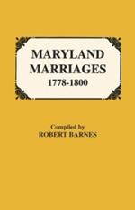 Maryland Marriages 1778-1800