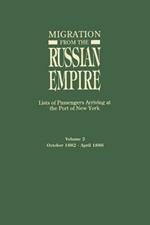 Migration from the Russian Empire: Lists of Passengers Arriving at the Port of New York