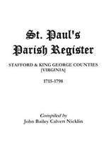 St. Paul's Parish Register