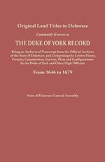 Duke of York Record, 1646-1679