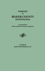 Families of Beaver County, Pennsylvania