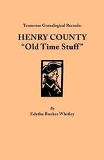 Tennessee Genealogical Records: Henry County : 
