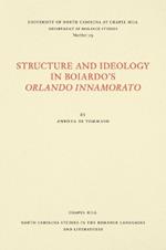 Structure and Ideology in Boiardo's Orlando innamorato