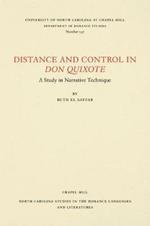 Distance and Control in Don Quixote: A Study in Narrative Technique