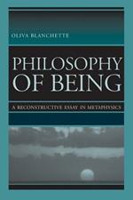 Philosophy of Being: A Reconstructive Essay of Metaphysics