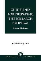 Guidelines for Preparing the Research Proposal