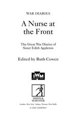 A Nurse at the Front