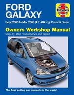 Ford Galaxy Petrol & Diesel (00 - 06) Haynes Repair Manual