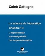 La Science de l' ducation Chapitre 13: L'Apprentissage Et l'Enseignement Des Langues  trang res