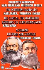 Collected Works of Karl Marx and Friedrich Engels. Illustrated