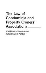 The Law of Condominia and Property Owners' Associations