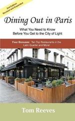 Dining Out in Paris - What You Need to Know Before You Get to the City of Light