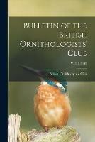 Bulletin of the British Ornithologists' Club; v. 121 (2001)