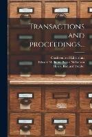 Transactions and Proceedings...