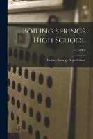 Boiling Springs High School; 1913-1914
