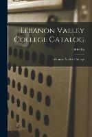 Lebanon Valley College Catalog; 1904-1905