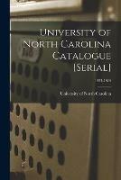 University of North Carolina Catalogue [serial]; 1923-1924