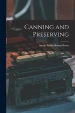 Canning and Preserving