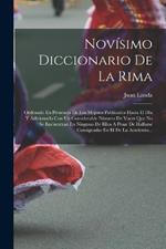 Novisimo Diccionario De La Rima: Ordenado En Presencia De Los Mejores Publicados Hasta El Dia Y Adicionado Con Un Considerable Numero De Voces Que No Se Encuentran En Ninguno De Ellos A Pesar De Hallarse Consignadas En El De La Academia...