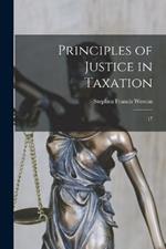 Principles of Justice in Taxation: 17