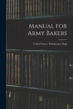 Manual for Army Bakers