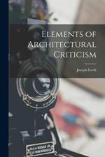 Elements of Architectural Criticism