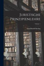 Juristische Prinzipienlehre; Volume 1