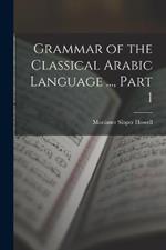 Grammar of the Classical Arabic Language ..., Part 1