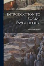 Introduction to Social Psychology.