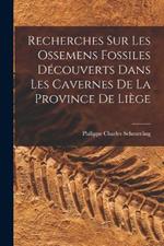 Recherches Sur Les Ossemens Fossiles Decouverts Dans Les Cavernes De La Province De Liege