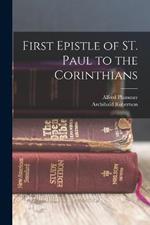 First Epistle of ST. Paul to the Corinthians